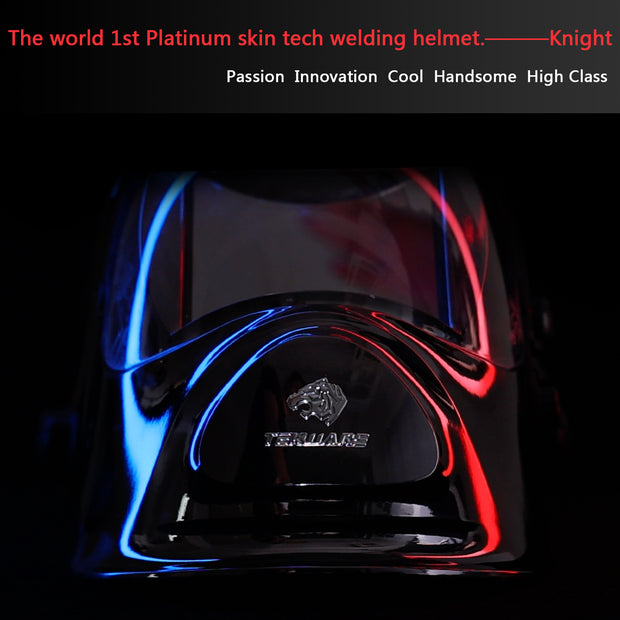 Black Knight 1.0 Platinum Skin Tech Welding Helmet
