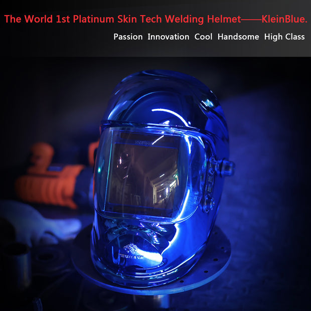 Klein Blue 1.0 Platinum Skin Tech Welding Helmet-Buy 1 Get 1 Free